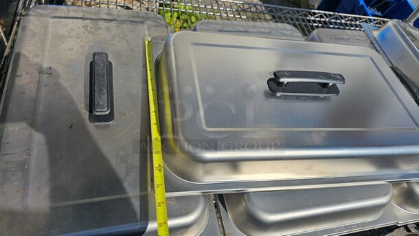 Lot of 5 Lids for Stainless Steel Food Pans - Image 5 of 5