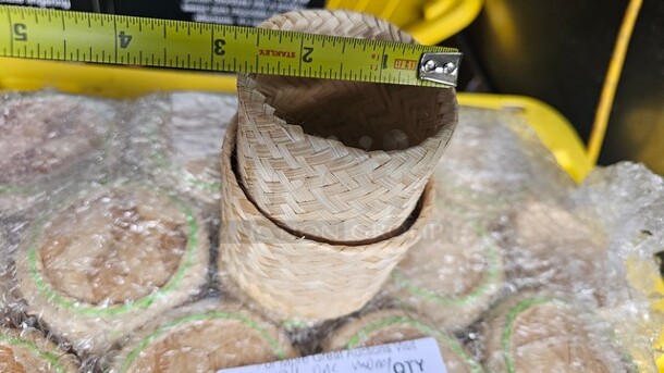  Lot of Bamboo Cup Holders - Image 3 of 4