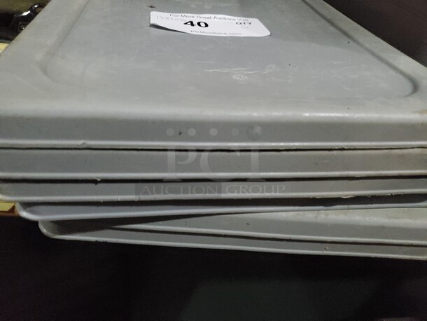 Lot of 10 Rubbermaid Plastic Lids
13 x 10½ - Image 2 of 2