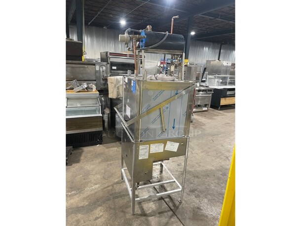 BEAUTIFUL! NEW! 2022 INSINGER Energy star Stainless Steel Commercial Straight Pass-Through Dishwasher W/ Tank! MODEL 50-20N2-NSU 440V/3Ph - Image 2 of 9