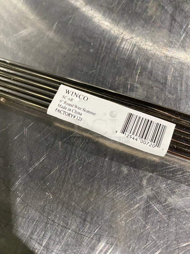 NEW! Winco 6" Round Metal Wire Skimmer! 4x Your Bid! - Image 4 of 4