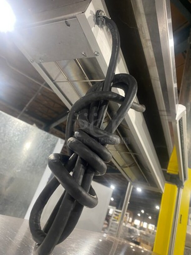 Turbo Air Commercial Refrigerated Sandwich Prep Table! With 2 Door Storage Space! Poly Coated Racks! With Overhead Shelf Space! All Stainless Steel! On Casters! Model: TST48SD - Image 9 of 11