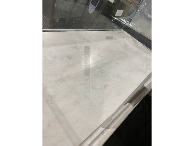 Wow! Structural Concepts Starbucks Style Refrigerated Open Grab-N-Go Display Case With Glass Enclosed Merchandiser Showcase On Top! Model SBZ5425DR! 220V 1 Phase!
 - Image 6 of 7
