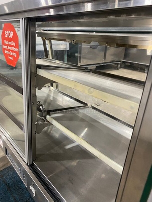 Vendo Commercial Countertop Food Warming Display Case! All Stainless Steel! Model: HFD000006 SN: 1448853 115V 60HZ 1 Phase - Image 6 of 9