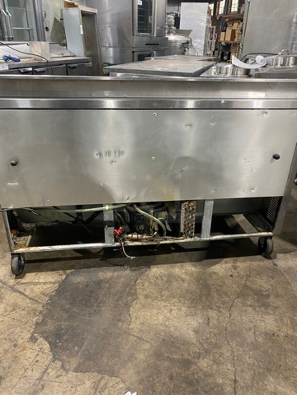 True Commercial 2 Door Lowboy/Worktop Cooler! With Backsplash! All Stainless Steel! On Casters! - Image 3 of 10