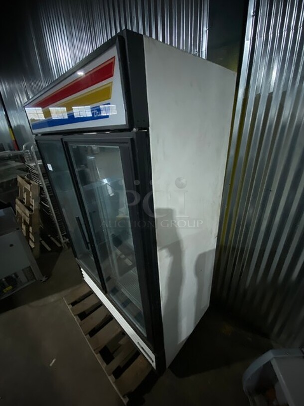 True Commercial Double Glass Door Reach In Freezer/Merchandiser! With Poly Coated Racks! 115/208-230V 1 Phase! Model: GDM-49F SN: 1-4576644! - Image 2 of 9