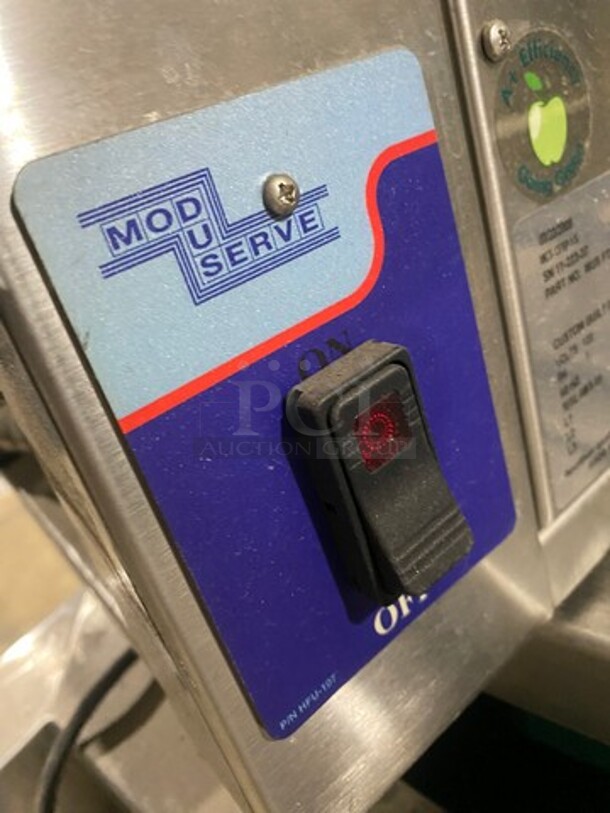 Moduserve Commercial Cold Food Unit! All Stainless Steel! Holds Full Size Sheet Pans! Model: MCTCFSP1S SN: 1122337 120V60HZ 1 Phase - Image 7 of 8