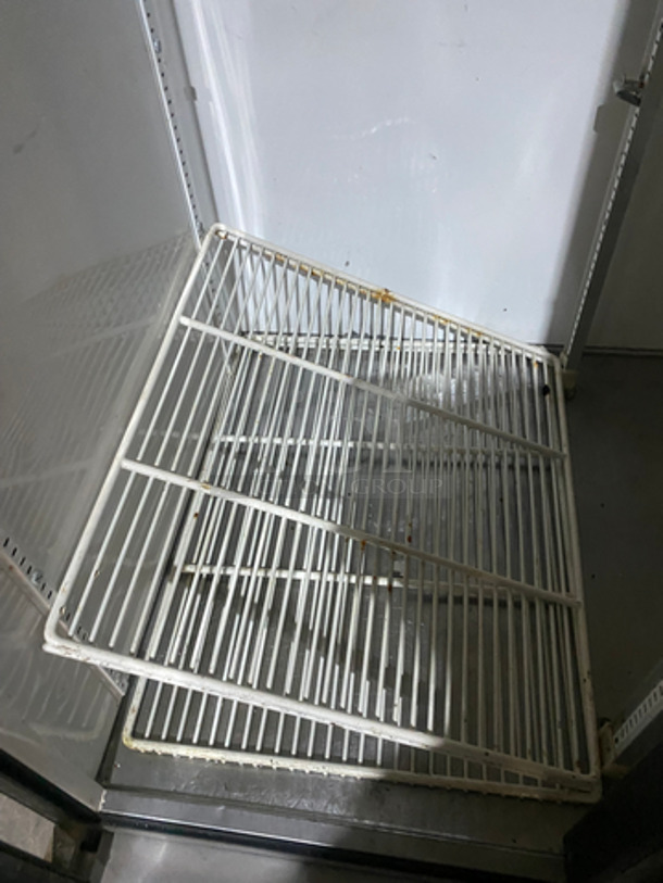 COOL! True Commercial 2 Door Reach In Refrigerator! With Poly Coated Racks! All Stainless Steel! On Casters! Model: T35 SN: 5079191 115V 60HZ 1 Phase - Image 8 of 10