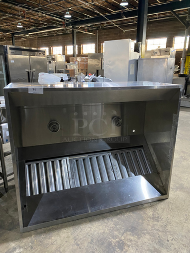 Captive Aire All Stainless Steel Grease Hood! With Filters! Model: 4824ND2