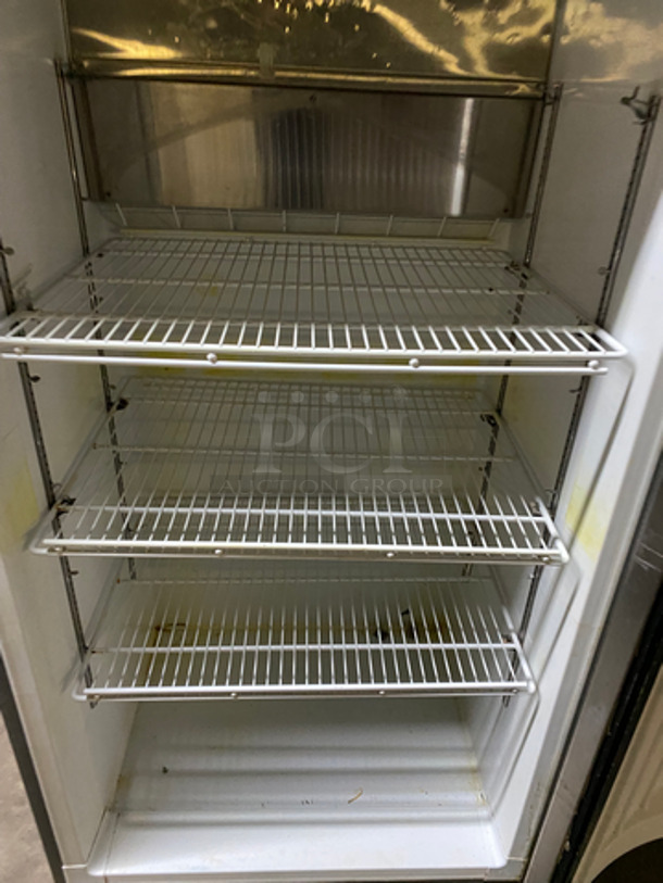 Electrolux Commercial Single Door Freezer! With Poly Coated Racks! All Stainless Steel! On Casters! Model: KCBM180FQYA SN: WB72657355 115V 60HZ - Image 6 of 9