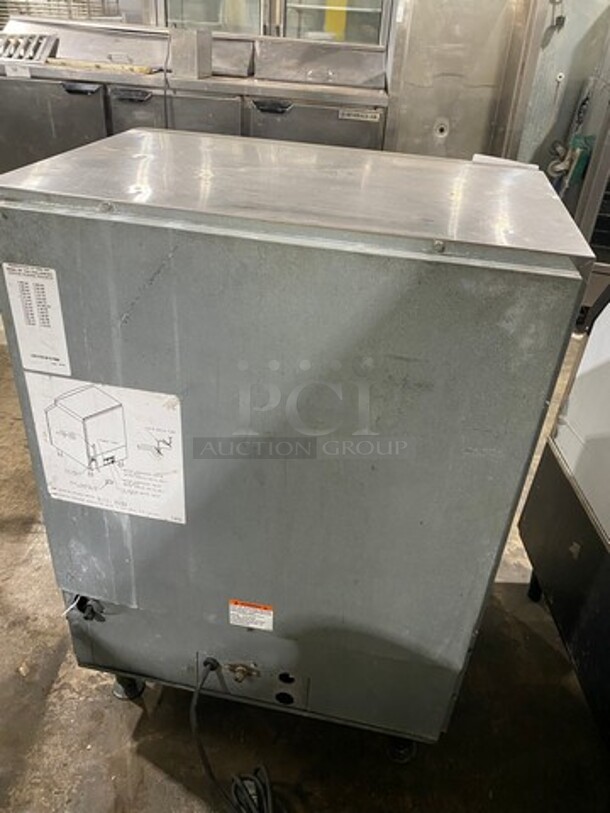 Manitowoc Commercial Undercounter Ice Maker Machine! All Stainless Steel! On Legs! Model: QY0214A SN: 050363031 115V 60HZ 1 Phase - Image 3 of 8