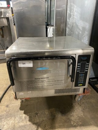 2010 Turbo Chef Commercial Countertop Rapid Cook Oven/Microwave Oven! All Stainless Steel! Tornado Series Model: NGCD6 SN: NGCD6D06168! 208/240V 60HZ 1 Phase!