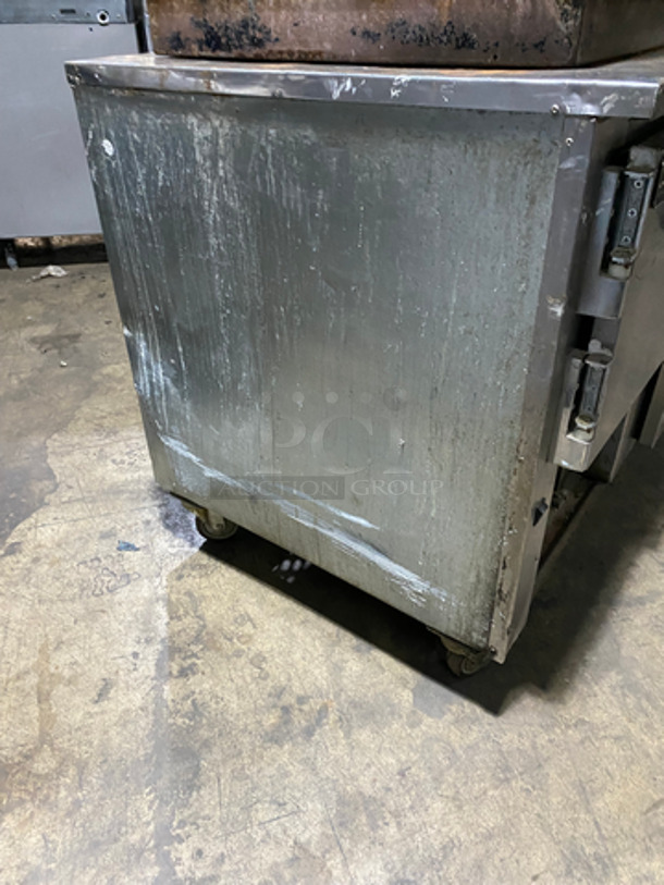 Leader Commercial 4 Door Under The Counter/ Work Top Cooler! With Poly Coated Racks! All Stainless Steel! On Casters! Model: HBK57D SN: PZ08M1003 115V 60HZ 1 Phase - Image 3 of 8