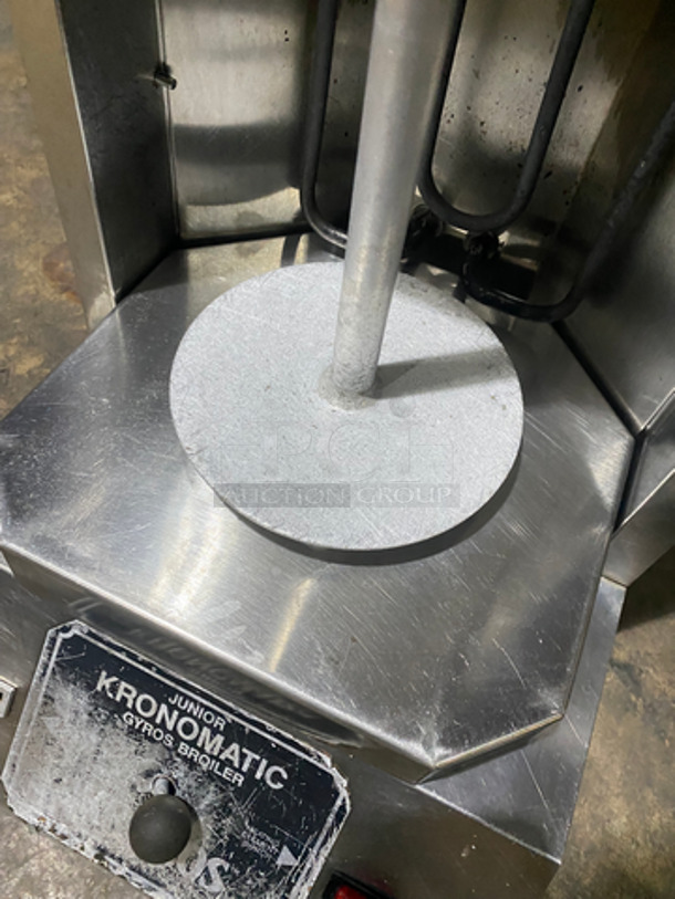 Krono Matic Commercial Countertop Gyro Broiler/Machine! All Stainless Steel! - Image 5 of 9