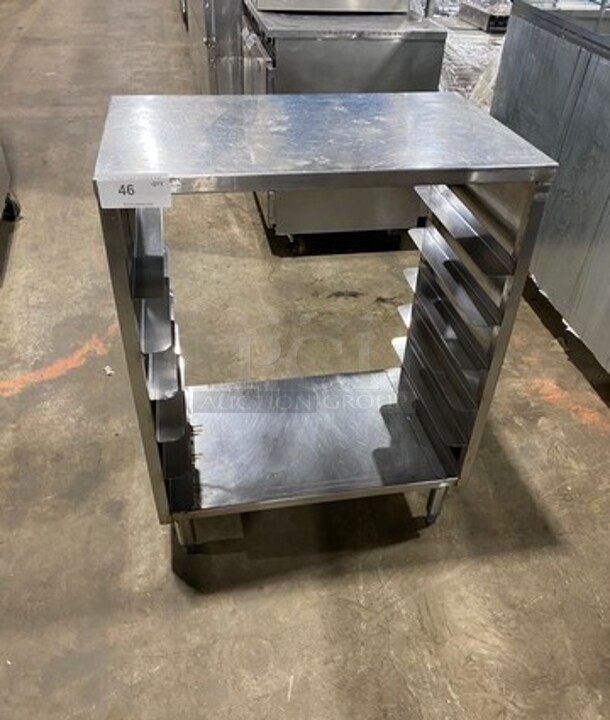 Solid Stainless Steel Pan Rack! On Legs! - Image 1 of 5