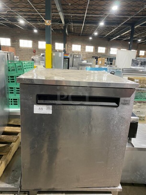 Delfield Commercial Single Door Lowboy/Worktop Cooler! All Stainless Steel! Model: 406STAR2 SN: 0711152000889 115V 60HZ 1 Phase - Image 1 of 8