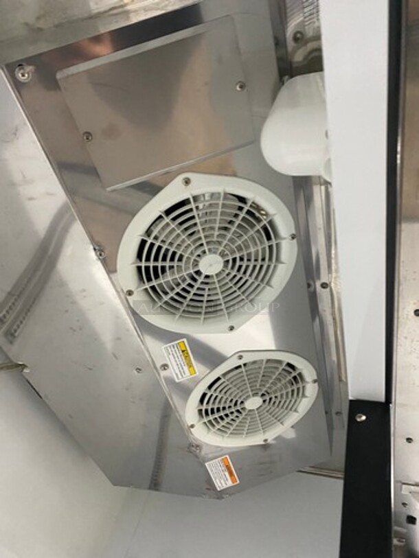 Beverage Air Commercial 2 Door Reach In Freezer! With Poly Coated Racks! All Stainless Steel! Model: KF481AS SN: 9027216 115V 60HZ 1 Phase - Image 7 of 10