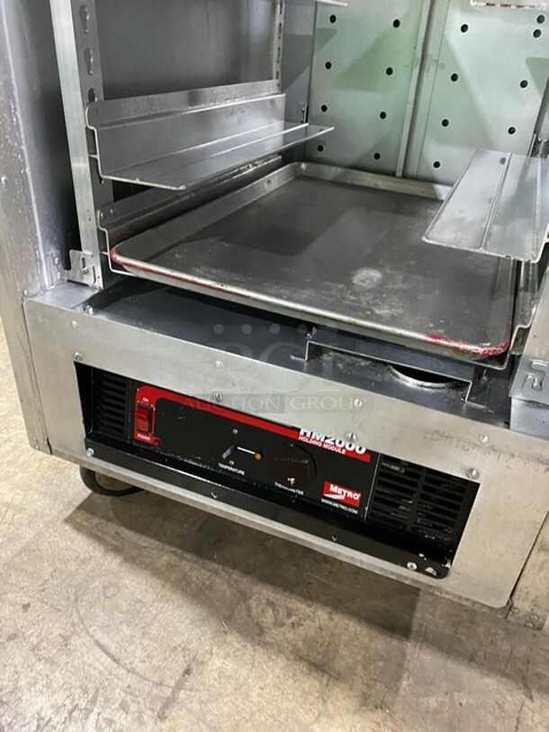 Amazing! Metro Commercial Insulated Stainless Steel Heating/Proofing Cabinet Food Warmer! MODEL C199-HM2000 120V! On Casters! Single Phase! - Image 6 of 8
