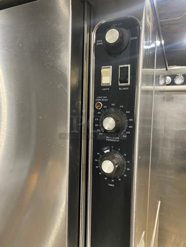 WOW! Blodgett All Stainless Steel Gas Powered Double Stacked Convection Oven! With Metal Racks! On Casters! 2 X Your Bid Makes One Unit! - Image 7 of 10