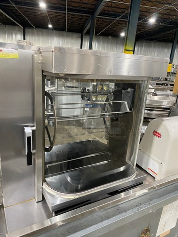 Savory Commercial Countertop Electric Powered Rotisserie Oven! All Stainless Steel Body! - Image 4 of 8