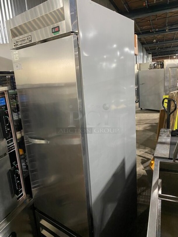 Beverage Air Commercial Single Door Reach-In Cooler! With Poly Coated Racks! Solid Stainless Steel! On Casters! Model: KR241AS SN: 6026093 115V 1 Phase - Image 2 of 10