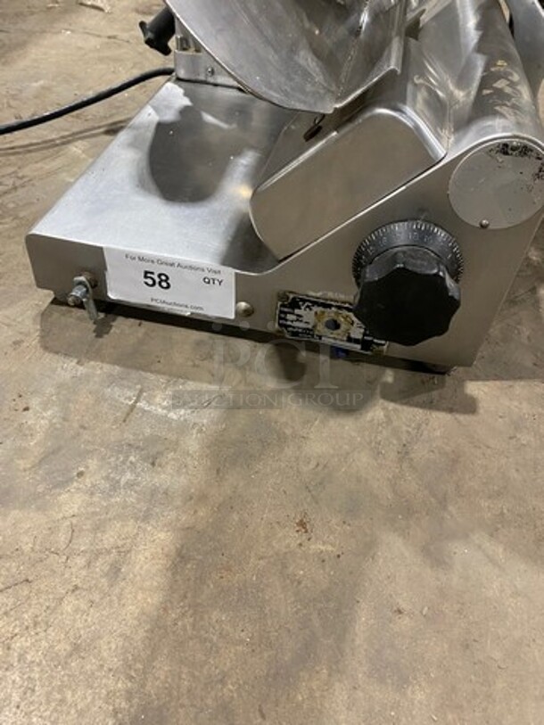 Globe Commercial Countertop Deli/ Meat Slicer! All Stainless Steel! - Image 7 of 10
