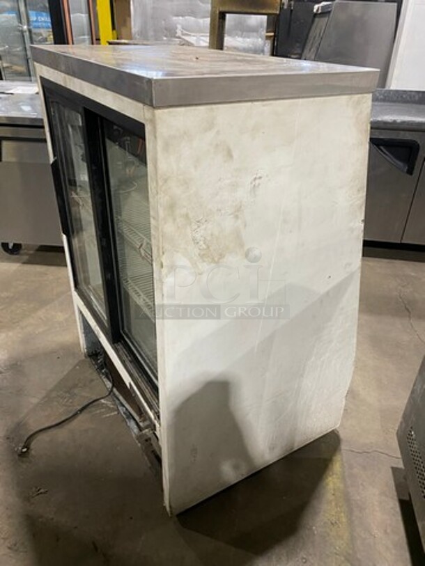 COOL! True Commercial Refrigerated Deli Display Case! With Back Sliding Access Glass Doors! With Poly Coated Racks! Model: TSID362 SN: 5097203 115V 60HZ 1 Phase - Image 3 of 8