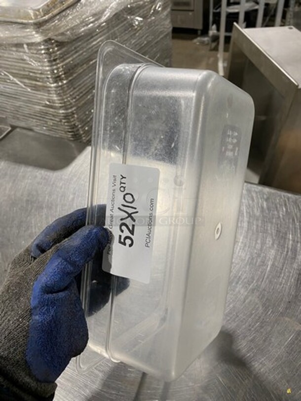Cambro Assorted Size Clear Food Containers! 10x Your Bid! - Image 7 of 7