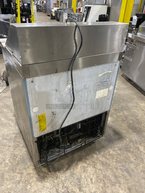 Commercial Refrigerated Sandwich Prep Table! With Commercial Cutting Board! With Single Door Storage Space Underneath! All Stainless Steel! On Casters! - Image 3 of 10