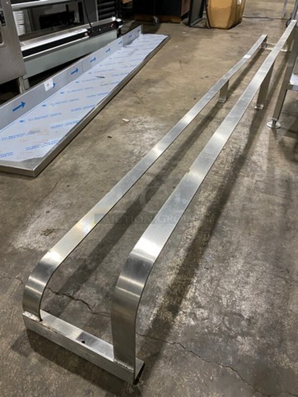 Heavy-Duty Double Bar Pot Rack! Solid Stainless Steel! - Image 3 of 5