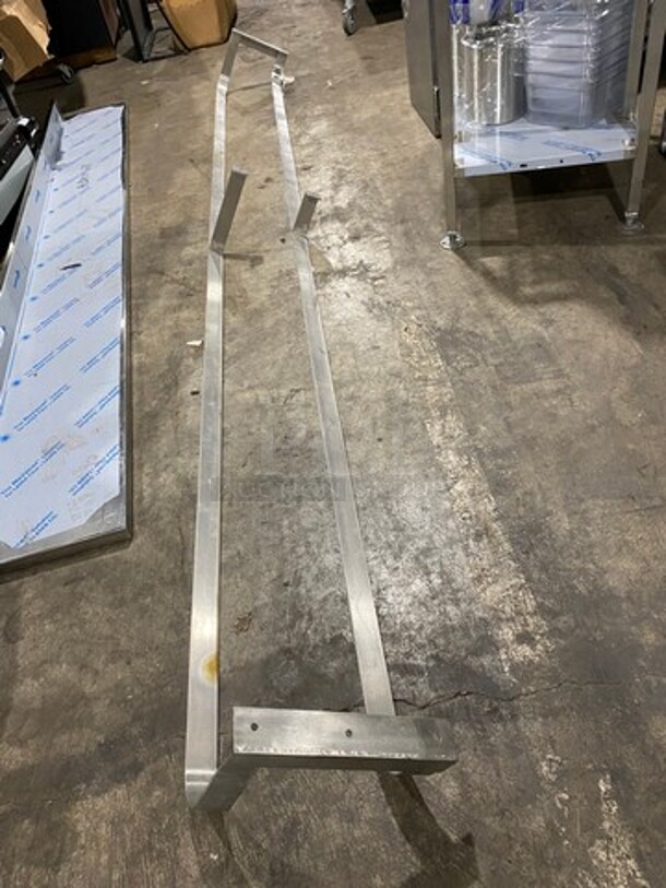 Heavy-Duty Double Bar Pot Rack! Solid Stainless Steel! - Image 5 of 5