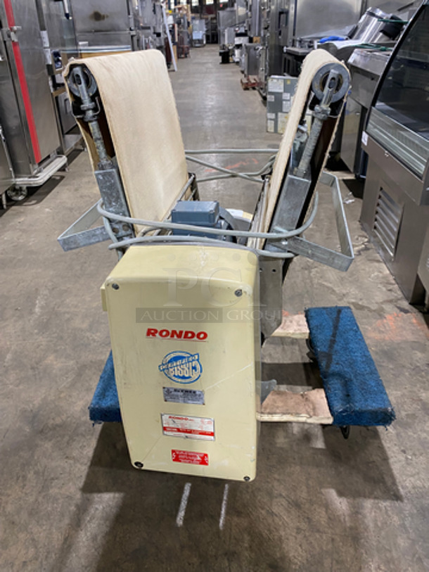 Seewer Rondo Commercial Reversible Roller Dough Sheeter! Stainless Steel Body! Model: STM503 SN: A9196023 110V 60HZ 1 Phase - Image 3 of 10