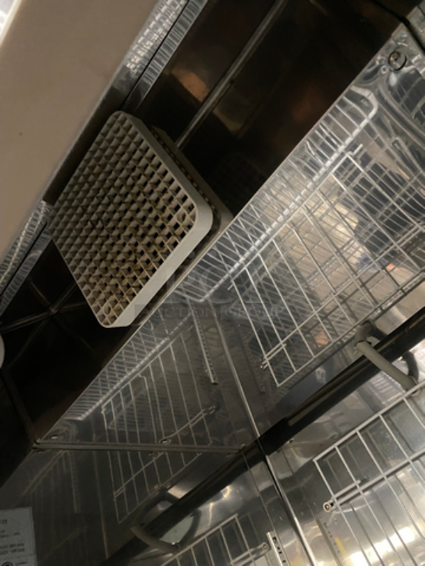 Master Bilt Commercial Single Door Reach In Freezer! With Poly Coated Racks! All Stainless Steel! On Casters! Model: F23S SN: F23S12090123! Not Tested!  115V 60HZ 1 Phase - Image 6 of 9