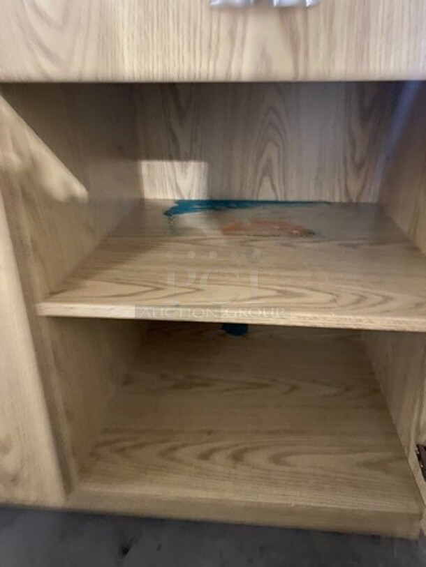 Custom Made Work Top Cabinet! With 2 Drawer And 2 Door Storage Space Underneath! - Image 6 of 8