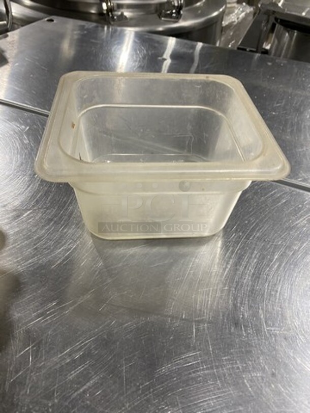 Cambro 1/6 Poly Food Bins! 7 X Your Bid!  - Image 2 of 4