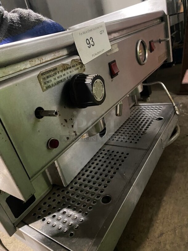 CMA Countertop 2 Group Espresso Machine! All Stainless Steel! Model: AEP2N SN: 99763! 120V! - Image 6 of 10