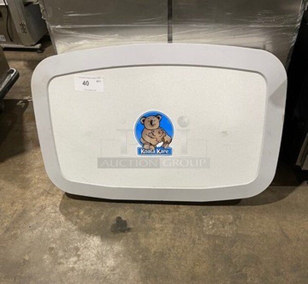 NEW! OUT OF THE BOX! Koala Kare Poly Wall Mount Baby/ Diaper Changing Station! - Image 1 of 4