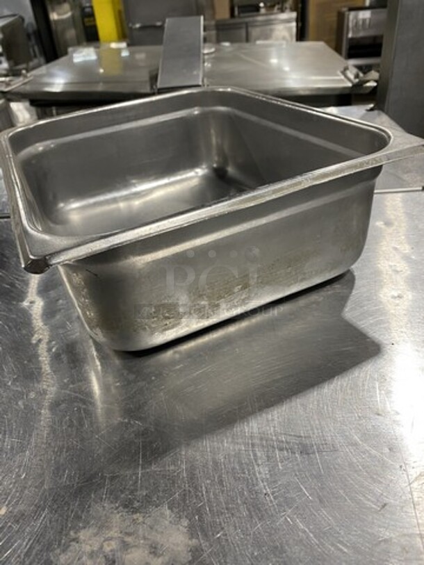 Half Sized Steam Pans! 4 X Your Bid!  - Image 3 of 4