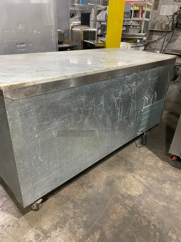 Leader Commercial 3 Door Under The Counter/ Work Top Cooler! With Poly Coated Racks! All Stainless Steel! On Casters! Model: LB72S/C SN: GX02S1807 115V 60HZ 1 Phase - Image 4 of 9