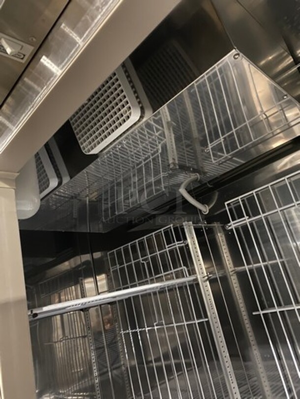 Norlake Commercial 2 Door Reach In Freezer! With Poly Coated Racks! All Stainless Steel! On Casters! AdvantEDGE Series! Model: F49S SN: 13120131 115V 1 Phase - Image 7 of 12