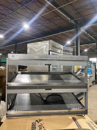 Hatco Commercial Countertop Heated Food Display Case! Stainless Steel! Model: GRSDS36D SN: 8555249808 120V 60HZ 1 Phase