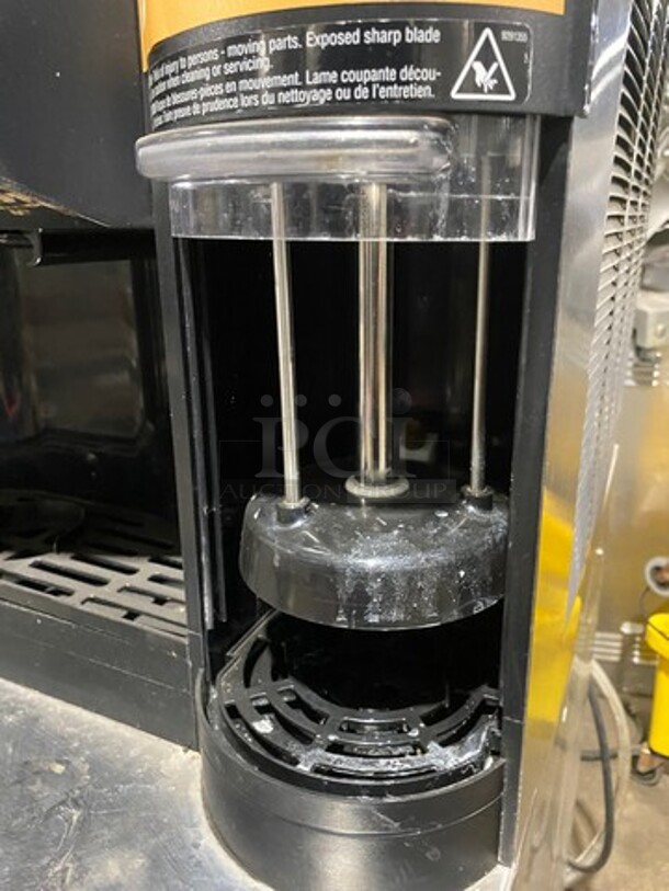 AMAZING! Manitowoc Multiplex Smoothie Workstation! On Single Door Undercounter Cooler! With Poly Bins! All Stainless Steel! Model: MB81 SN: 1611150001561 115V 60HZ 1 Phase - Image 7 of 11