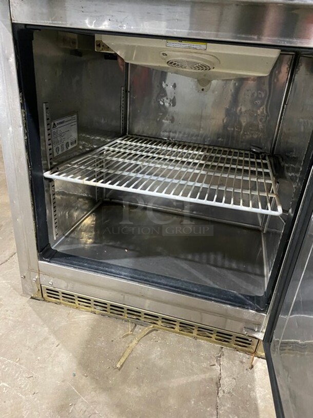 Everest Commercial Single Door Lowboy/ Worktop Cooler! All Stainless Steel! Model: ETBR1 SN: BTBR112100008 115V 60HZ 1 Phase - Image 5 of 8
