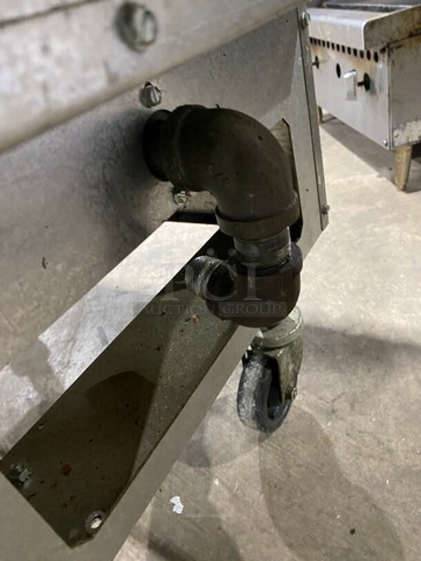 Pitco Commercial Natural Gas Powered Deep Fat Fryer! All Stainless Steel! On Casters! Model: SG14 SN: G19JE060752 - Image 8 of 8