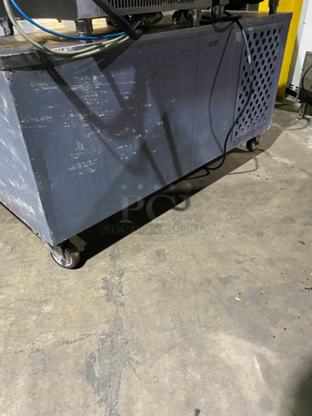 Leader Commercial 2 Drawer Chef Base/Equipment Stand! All Stainless Steel! On Casters! Model: LB48S/C 115V 60HZ 1 Phase - Image 3 of 8