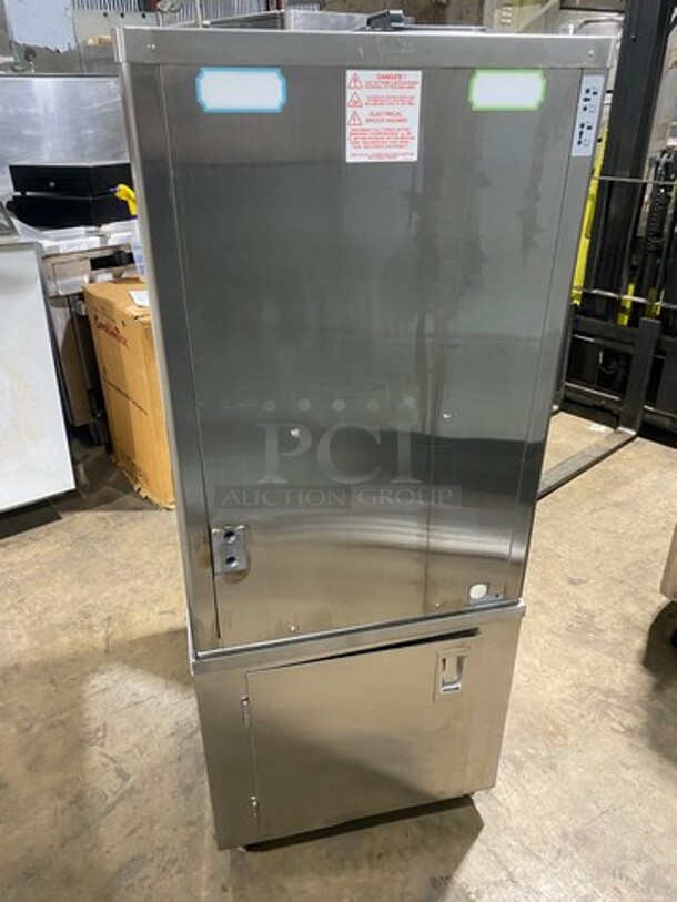 SWEET! Taylor Crown Commercial 3 Handle Ice Cream Machine! All Stainless Steel! On Casters! Model: C72333 SN: M2091746! 208/230V 60HZ 3 Phase! - Image 4 of 9