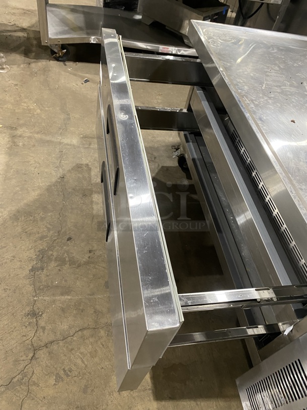 All Stainless Steel Commercial 2 Drawer Refrigerated Chef Base Cooler! On Casters!   115V 1Phase!  - Image 5 of 8