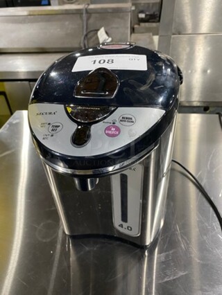 Secura Electric Water Boiler! Electric Hot Pot Kettle! Model: WK63M2