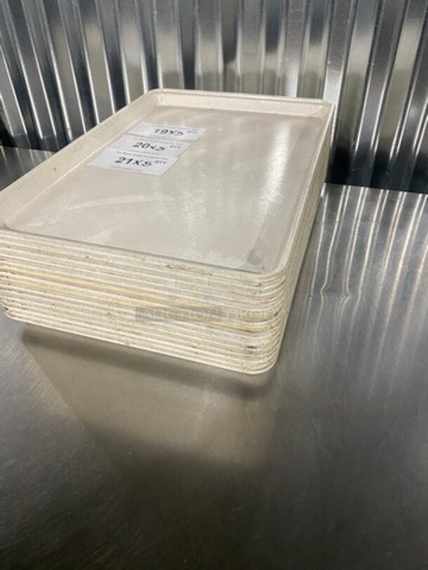 MFG Molded fiber Glass Full Size Sheet Pans! 5 X Your Bid! - Image 2 of 6