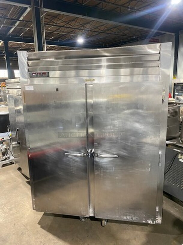 Traulsen Commercial 2 Door Roll In Rack Dough Retarder Cooler! All Stainless Steel! RACK NOT INCLUDED!  - Image 1 of 8